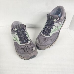 Brooks Ariel 18 Running Shoes Women's Gray and Green Size 9.5